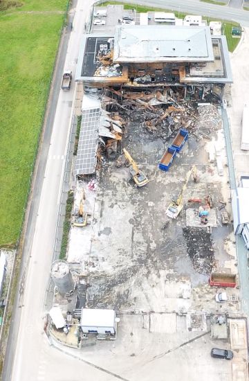Village Bakery, Wrexham - Fire Damaged Bakery